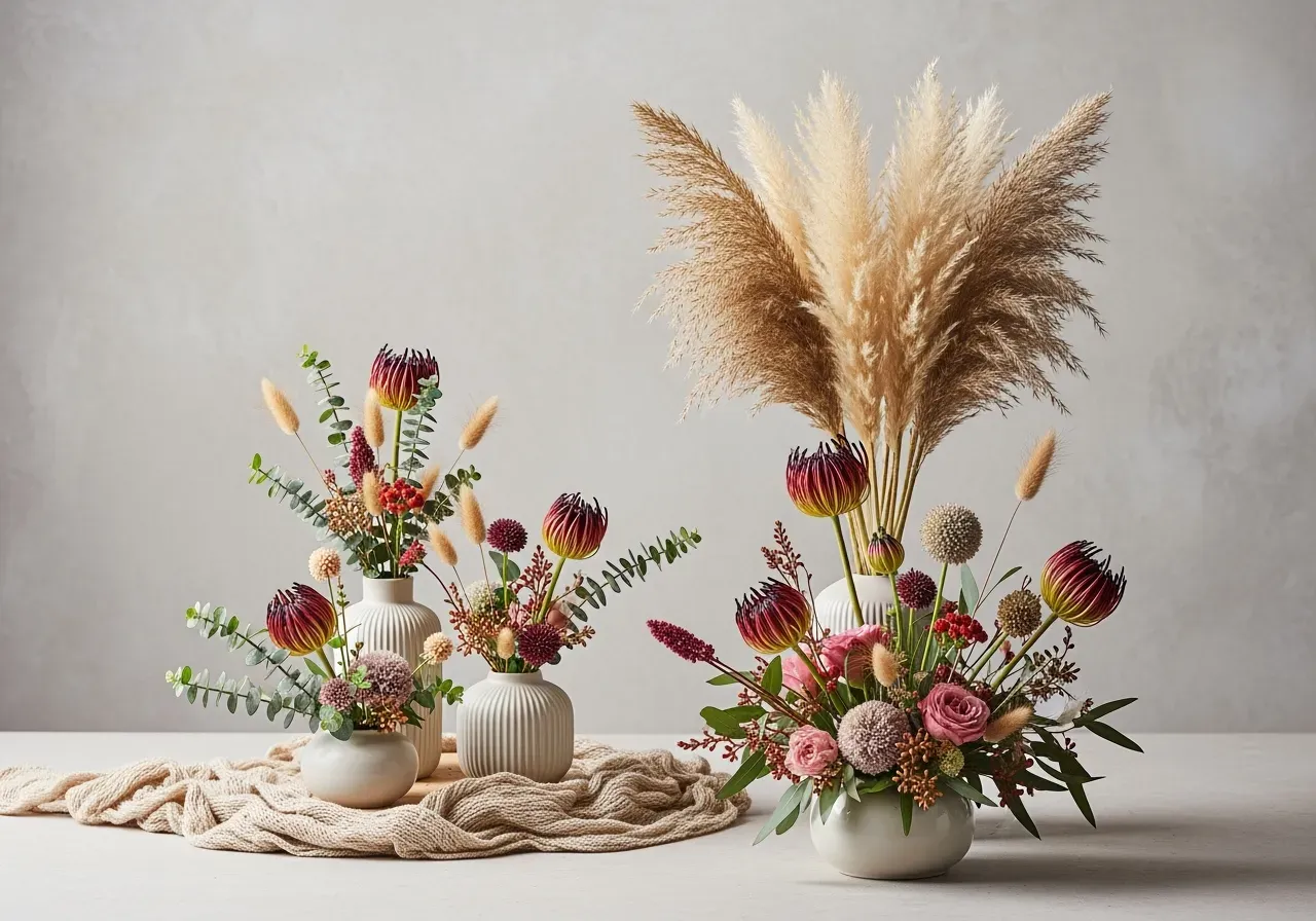 Matcha blomlist med väggfärg