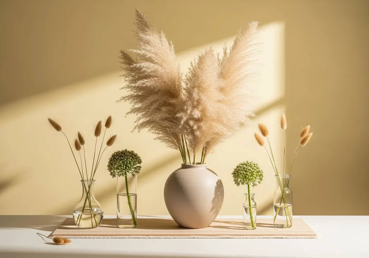 Bohemisk grönska med blomlist