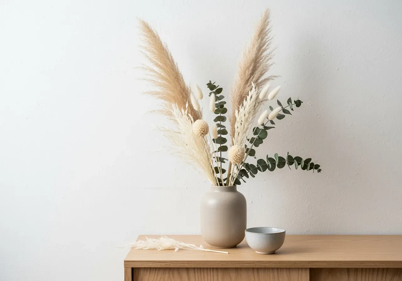 Blomlist i glödande nyanser