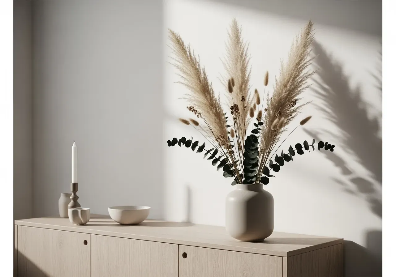 Montering av blomlist på vägg