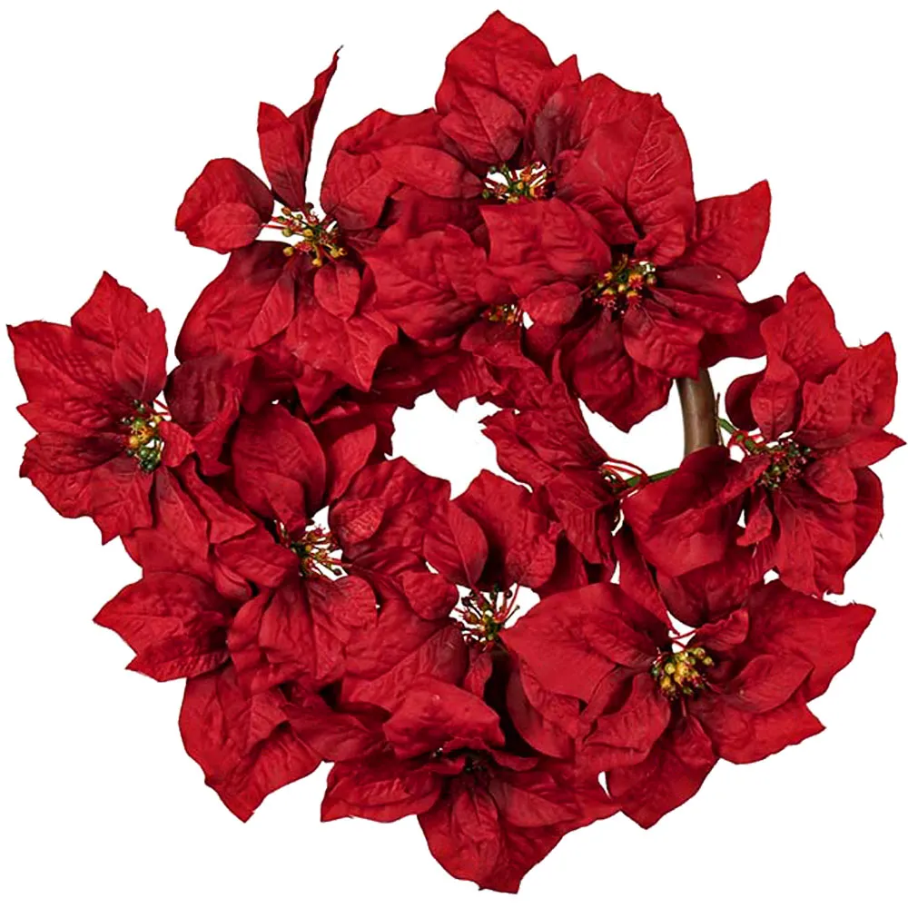 Krans Julstjärna Röd