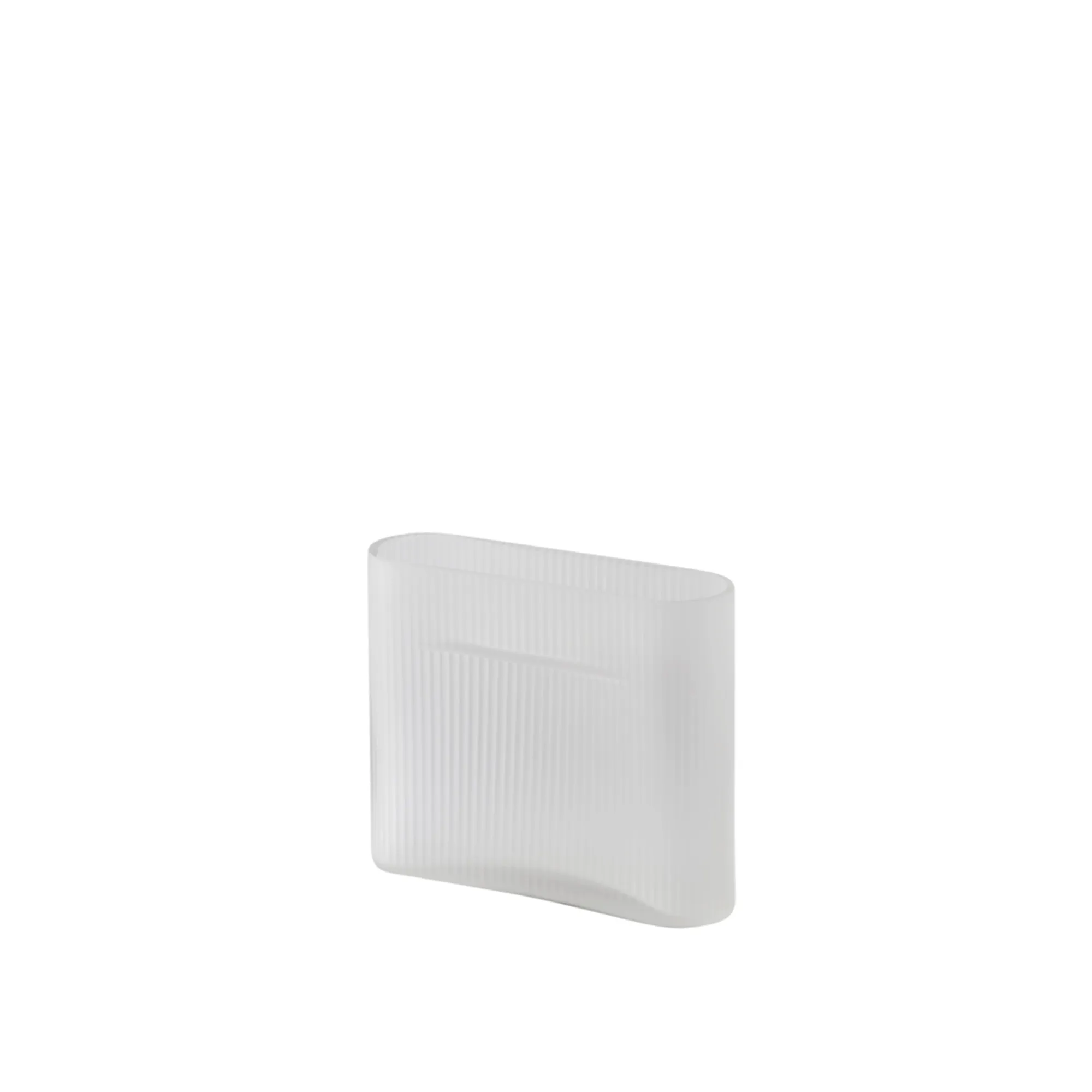 Muuto - Ridge vase frosted glass white - Vaser - Studio Kaksikko - Vit