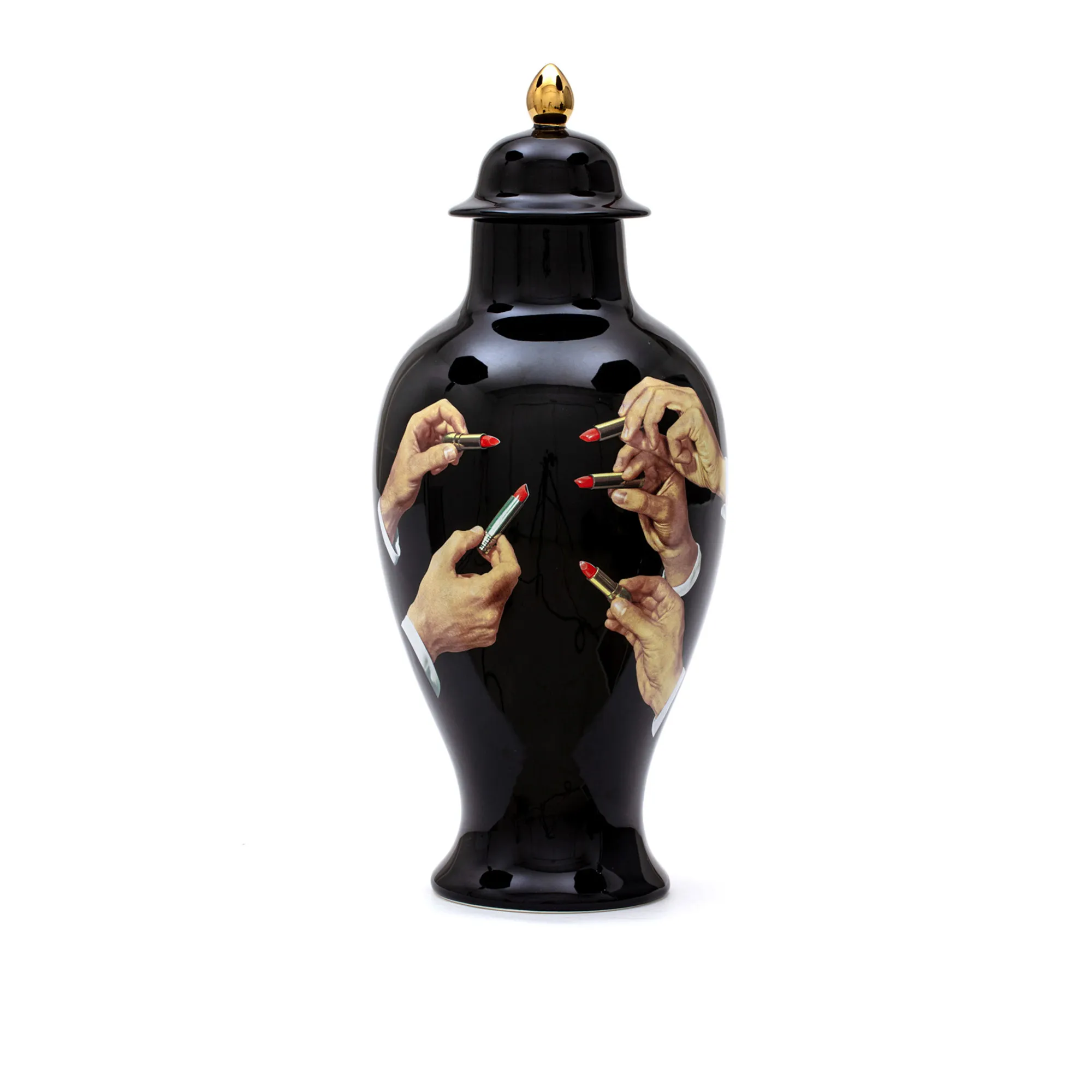 Seletti - Vase - Lipstick - Vaser - Svart