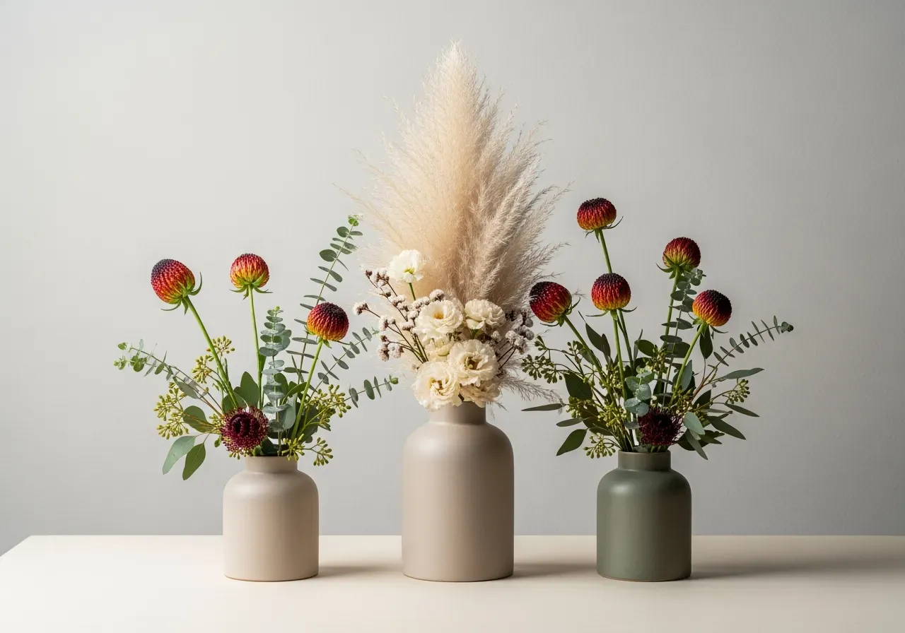 Torkad eukalyptus i bunt