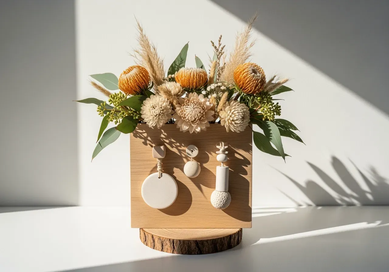 Klotamarant i bunt i rosa ton