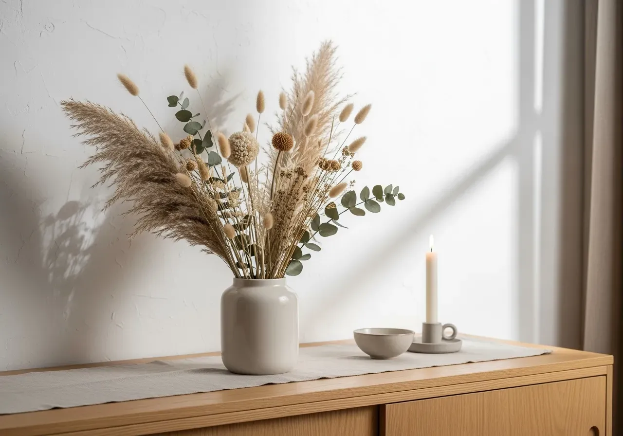 Upphängning av dörrkrans inne och ute