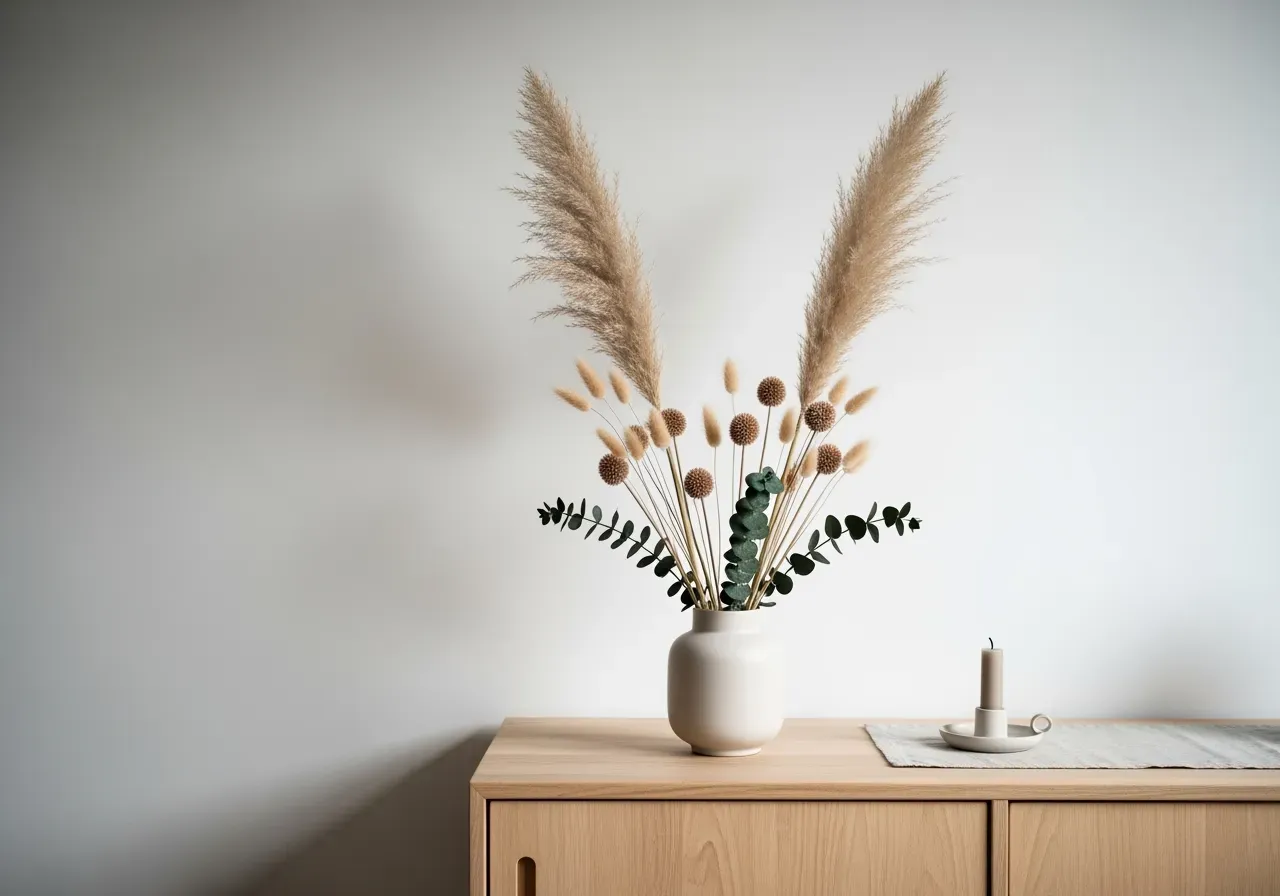 Torkade skäggvete nigella helichrysum