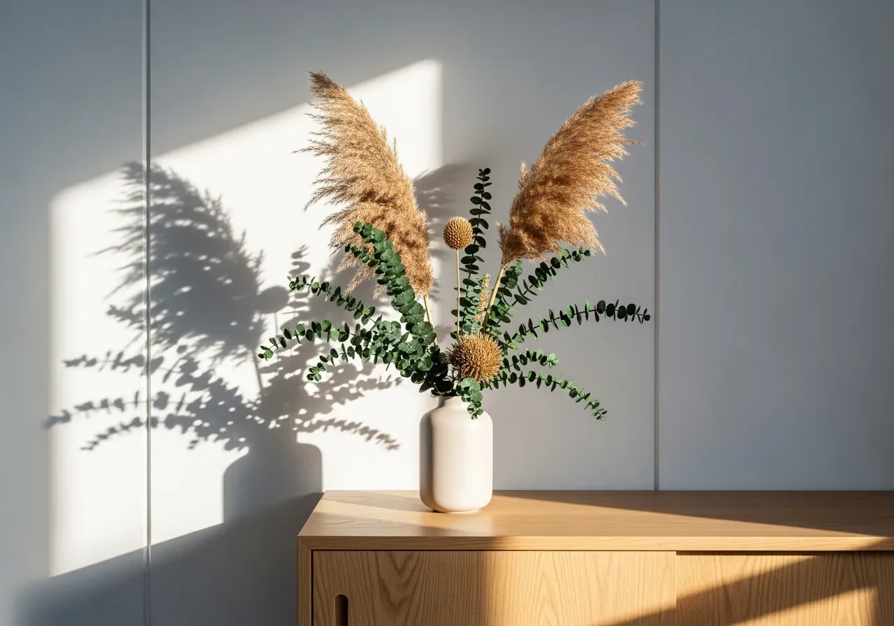 Torkad nigella bunt för dekoration