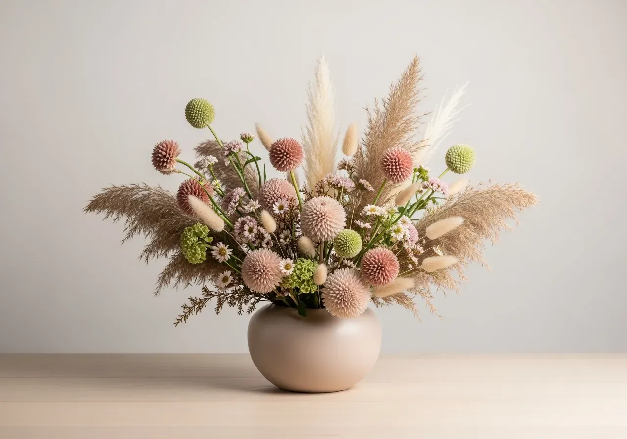 Torkad ulleternell i bunt